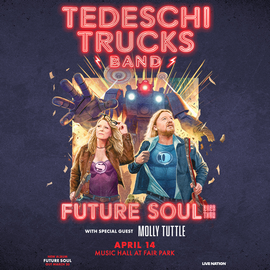 Tedeschi Trucks Band concert tour poster 2026